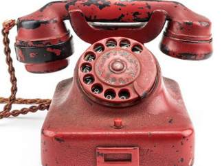El teléfono rojo de Hitler, subastado.