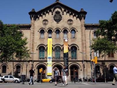 Edificio histórico de la Universidad de Barcelona.