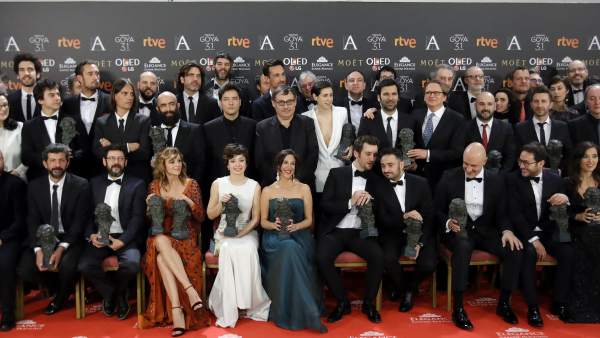 Todos los premiados de los Goya 2017 Todos los premiados de los Goya 2017