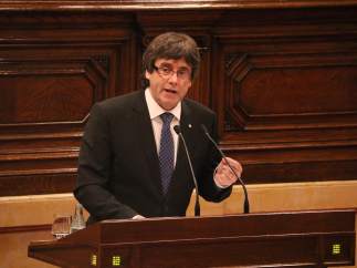 El presidente de la Generalitat, Carles Puigdemont.