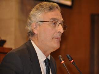 Consejero de Desarrollo Rural y Sostenibilidad, Joaquín Olona, hoy en el pleno