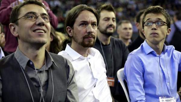 Monedero, Iglesias y Errejón Monedero, Iglesias y Errejón