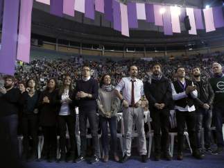 Los dirigentes de Podemos