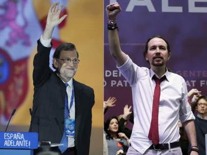 Mariano Rajoy y Pablo Iglesias