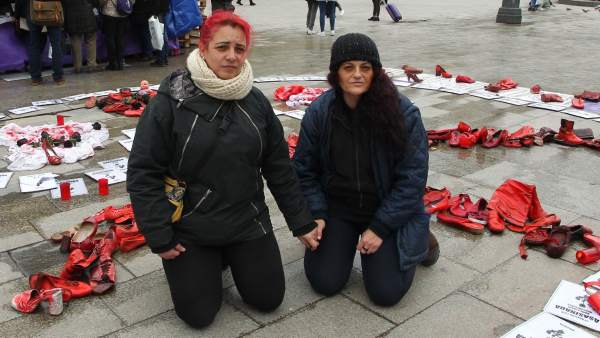 Mujeres en huelga de hambre contra el maltrato Mujeres en huelga de hambre contra el maltrato