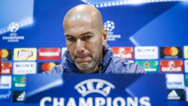 Zidane, en rueda de prensa Zidane, en rueda de prensa