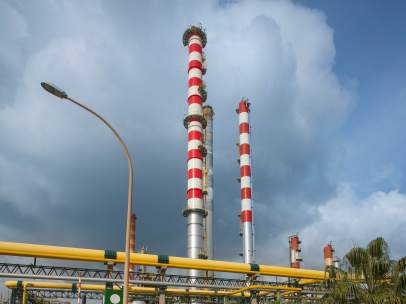 Complejo industrial de Repsol en Tarragona.