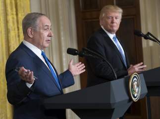 Benjamin Netanyahu y Donadl Trump