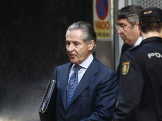Miguel Blesa tras declarar en la Audiencia Nacional
