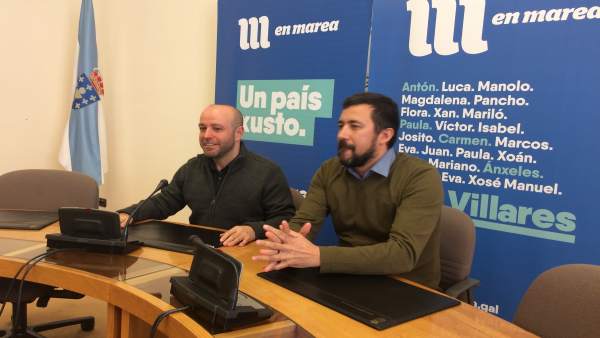 Luís Villares y Antón Gómez-Reino Luís Villares y Antón Gómez-Reino