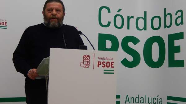 Antonio Sánchez Villaverde en la sede del PSOE de Córdoba Antonio Sánchez Villaverde en la sede del PSOE de Córdoba