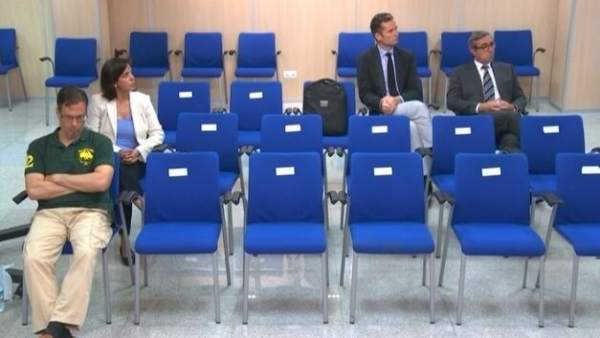 Urdangarin, Torres, Tejeiro y Bonet en el juicio de Nóos Urdangarin, Torres, Tejeiro y Bonet en el juicio de Nóos