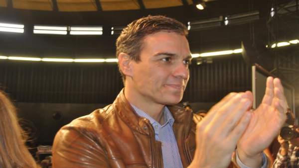Pedro Sánchez, en el acto de este sábado Pedro Sánchez, en el acto de este sábado