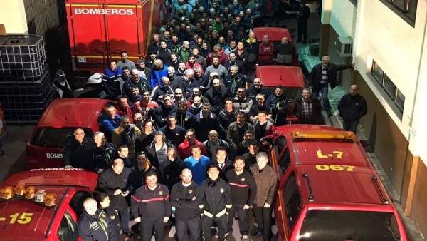 Bomeros encerrados málaga Bomeros encerrados málaga