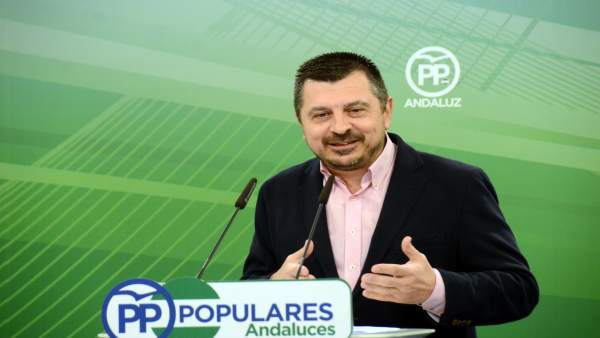 El vicesecretario de Coordinación del PP-A, Toni Martín, en rueda de prensa El vicesecretario de Coordinación del PP-A, Toni Martín, en rueda de prensa