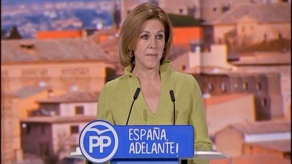 Cospedal apuesta por recuperar votos perdidos Cospedal apuesta por recuperar votos perdidos