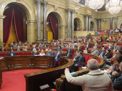 Pleno del Parlament de Catalunya