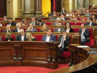 Pleno del Parlament.