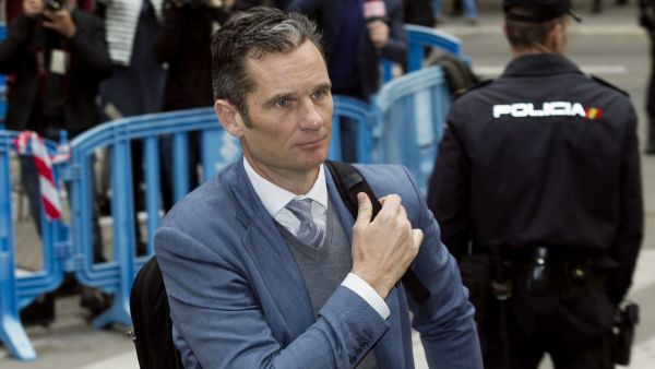Urdangarin llega a la Audiencia de Palma Urdangarin llega a la Audiencia de Palma