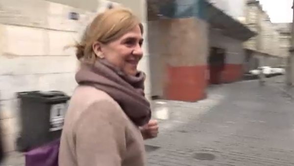 La infanta Cristina, en Ginebra La infanta Cristina, en Ginebra
