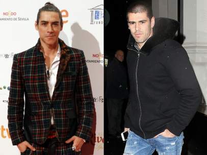Óscar Jaenada y Víctor Valdés