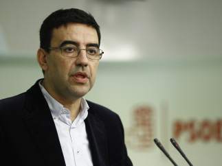 Rueda de prensa de Mario Jiménez en la sede del PSOE