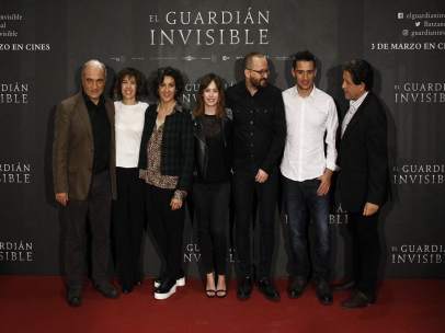 Marta Etura en la presentación de la película El guardián invisible