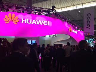 Huawei en el MWC.