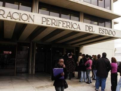 Una oficina de extranjería en una imagen de archivo