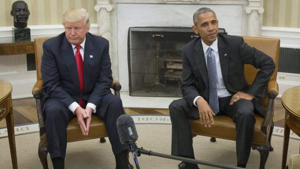 Trump y Obama Trump y Obama