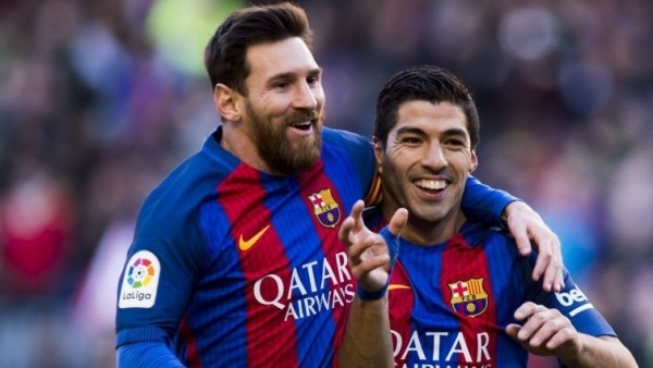 Luis Suárez y Lionel Messi Luis Suárez y Lionel Messi