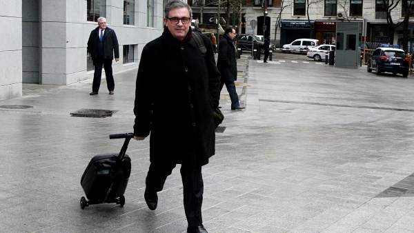 Jordi Pujol Ferrusola llega a la Audiencia Nacional. Jordi Pujol Ferrusola llega a la Audiencia Nacional.