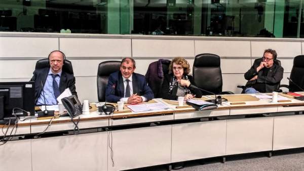 Pedreño en la audiencia del Intergrupo Pedreño en la audiencia del Intergrupo