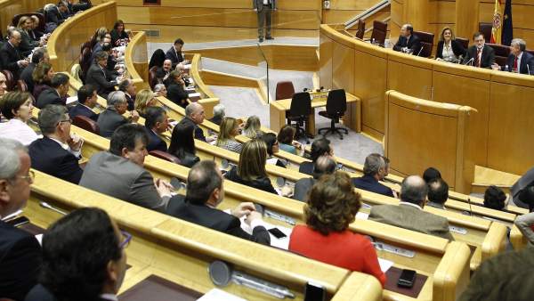 Rajoy preside en Grupo del PP en el Senado Rajoy preside en Grupo del PP en el Senado