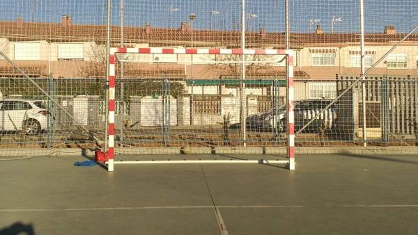 Una pista de fútbol sala Una pista de fútbol sala