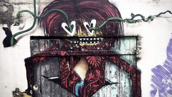 Obra que se puede ver en la muestra 'The Wall' en Cáceres Obra que se puede ver en la muestra 'The Wall' en Cáceres