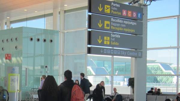T1 del Aeropuerto de Barcelona. T1 del Aeropuerto de Barcelona.