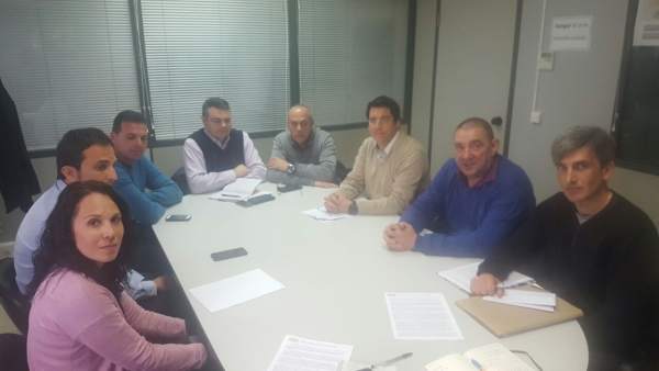 Reunión de trabajadores de jardines del Ayuntamiento Reunión de trabajadores de jardines del Ayuntamiento