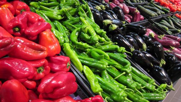 Pimientos, berenjenas, verdura, hortalizas, supermercado, consumo, IPC Pimientos, berenjenas, verdura, hortalizas, supermercado, consumo, IPC