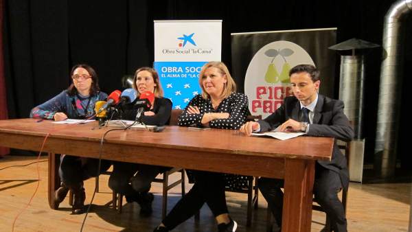 Salanueva, Olmedo, Redín y Moreno en la rueda de prensa Salanueva, Olmedo, Redín y Moreno en la rueda de prensa