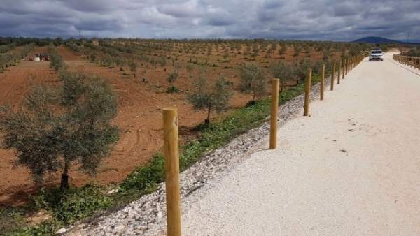 Imagen de la vía verde de La Roda Imagen de la vía verde de La Roda
