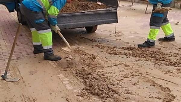TRABAJOS TRAS TEMPORAL LLUVIA Y VIENTO TRABAJOS TRAS TEMPORAL LLUVIA Y VIENTO
