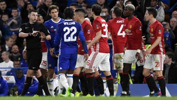 Expulsión de Ander Herrera Expulsión de Ander Herrera