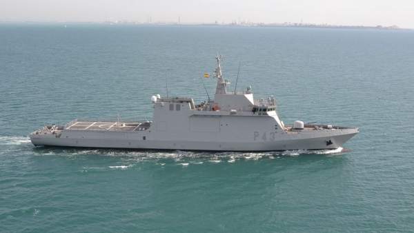 El buque 'Relámpago' de la Armada El buque 'Relámpago' de la Armada