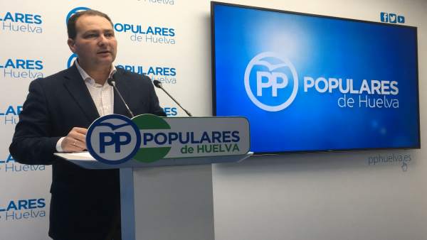 El secretario general del PP de Huelva, David Toscano. El secretario general del PP de Huelva, David Toscano.