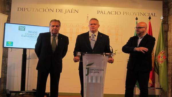 Presentación de la presencia jiennense en la World Olive Oil Exhibition. Presentación de la presencia jiennense en la World Olive Oil Exhibition.