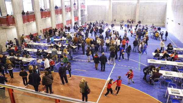 Más de 200 escolares han disfrutado del ajedrez en el Pabellón de Carboneras. Más de 200 escolares han disfrutado del ajedrez en el Pabellón de Carboneras.