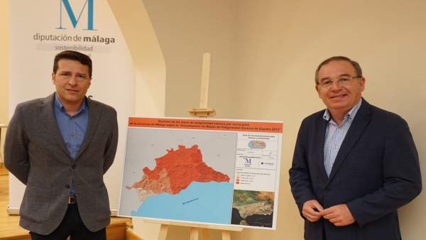 Mapa sismico presentado en Torrox Mapa sismico presentado en Torrox