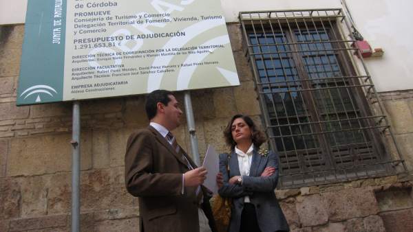 José María Bellido con Elena Martínez José María Bellido con Elena Martínez