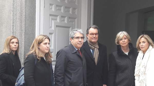 Artur Mas llega al Tribunal Supremo para declarar como testigo Artur Mas llega al Tribunal Supremo para declarar como testigo